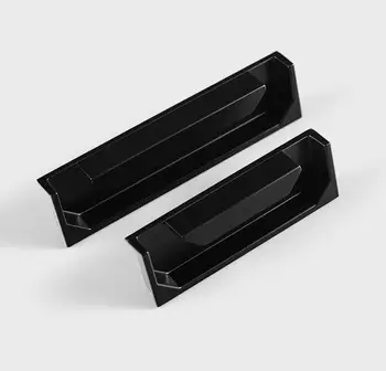 

Invisible embedded door handle handle sliding door embedded slotted dark handle black drawer cabinet hidden handle