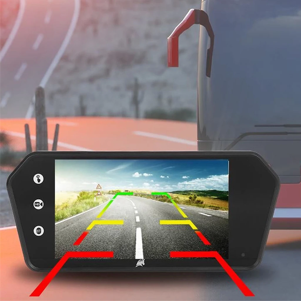 MagiDeal 7in TFT lcd зеркальный монитор для камеры заднего вида автомобиля