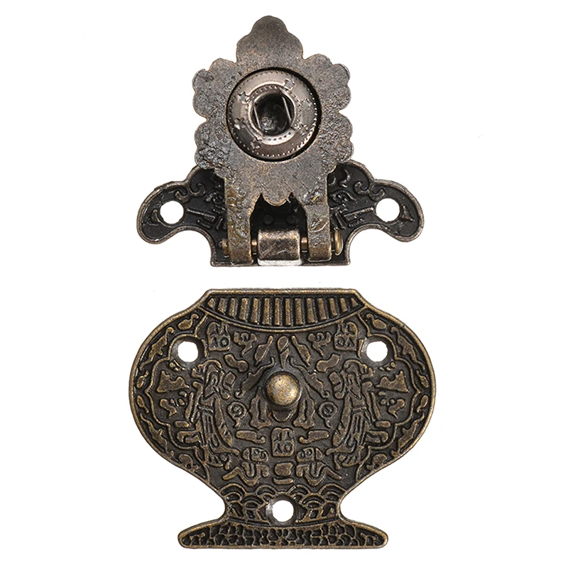 4pcs Metal Jewelry Box Lock Cabinet Drawer Box Lock Metal Crafts Latch Decoration Hardware Cabinet Locks