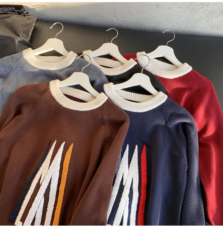 Privathinker, женские пуловеры с круглым вырезом, топы, свитер, женский модный вязаный осенний свитер, Женская свободная теплая одежда, корейские свитера