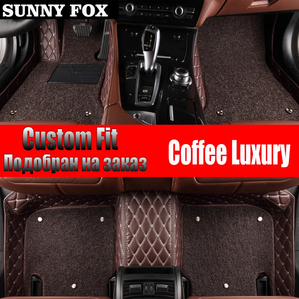 Sunny Fox автомобильные коврики сделаны для Mercedes Benz E class W211 W212 S211 S212 E200 E220 E280 E300 E320 E350 ковер рус вкладыши