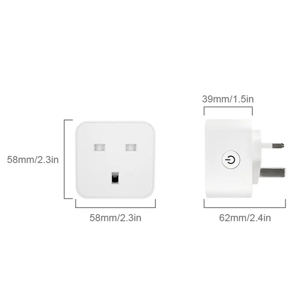 U3S Wi-Fi Смарт-Разъем беспроводной Голосовое управление переключатель времени с портами гнездо синхронизации для Amazon Alexa Echo Dot Google Home UK Plug