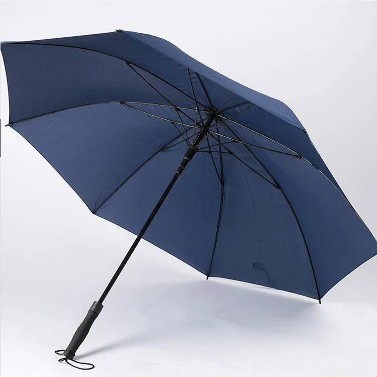 

Ultra Large Golf All-Weather Umbrella Solid Color Long Handle Gift Advertising Umbrella Printing Logo Parasol shuang ren san