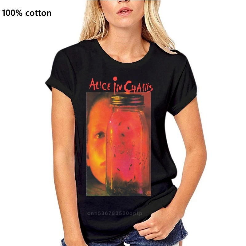 Alice in Chains Camiseta de hombre Jar of Flies color negro 