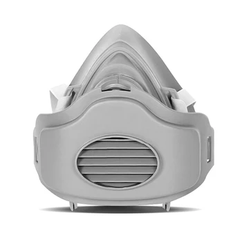 

Anti Dust Fog Gas Half Face Dust-proof Mask Anti Industrial Construction Dust Haze Fog Safety Gas Mask25 * 3701 Filter Cotton