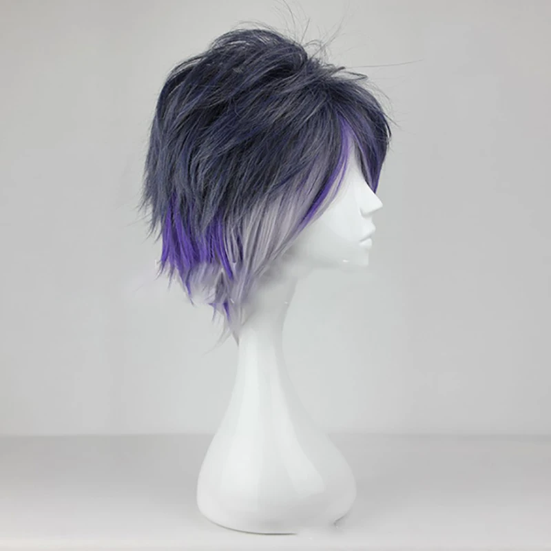 HAIRJOY синтетические волосы для мужчин прическа Diabolik Lovers Kanato Sakamaki косплей парик