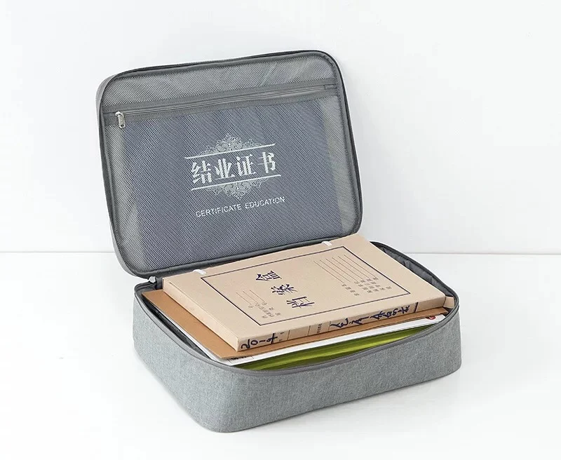 Document storage bag new family extra-large capacity file bill document household registration passport finishing bag - Цвет: A5