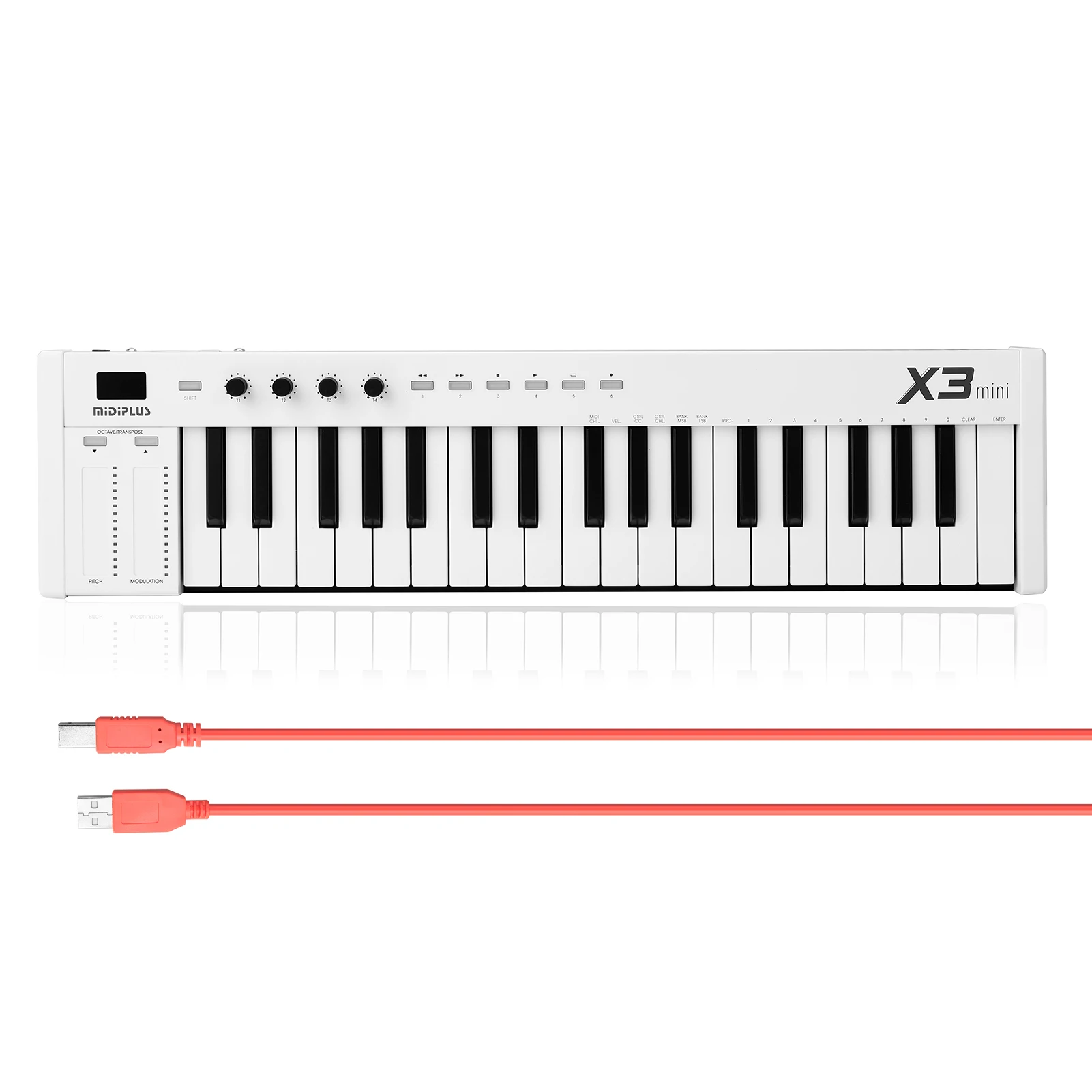 Многофункциональная MIDI-клавиатура 37 клавиш портативное электронное пианино