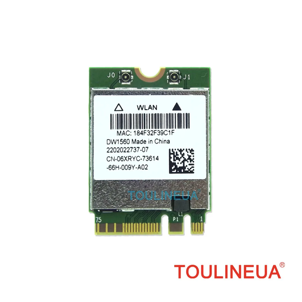 Беспроводная сетевая карта BCM94352Z DW1560 06XRYC 802.11ac NGFF M2 867 Мбит/с BCM94352 BT4.0 WiFi|wireless network