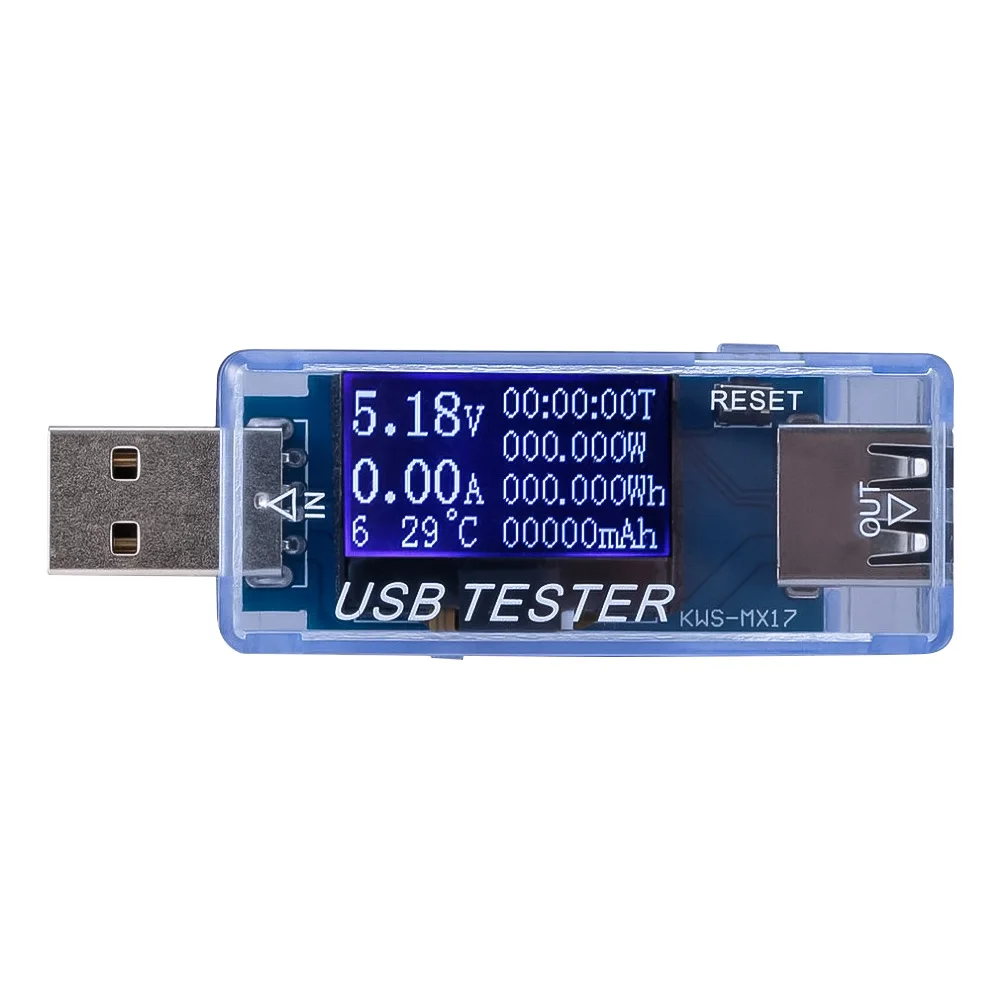 USB тестер напряжения тока синхронизации мощность ватт-час внутреннее сопротивление перегрузки по току прибор обнаружения зарядное устройство мобильного телефона