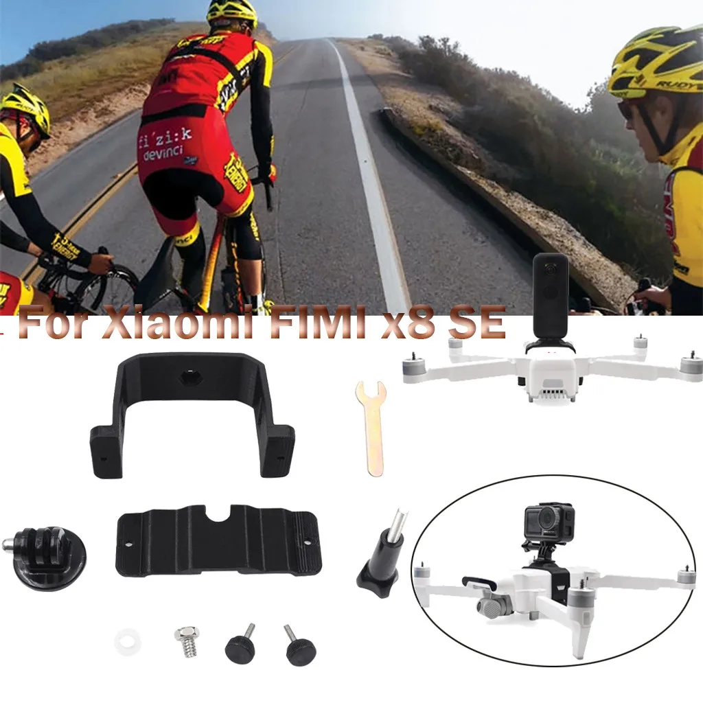 Accessories set Крышка объектива камеры и пропеллеры лезвия для Xiaomi Fimi X8 Se Drone Millet Fimi X8se пропеллер 2 пары красный+ Millet Fimi X8 Se - Цвет: Accessories set