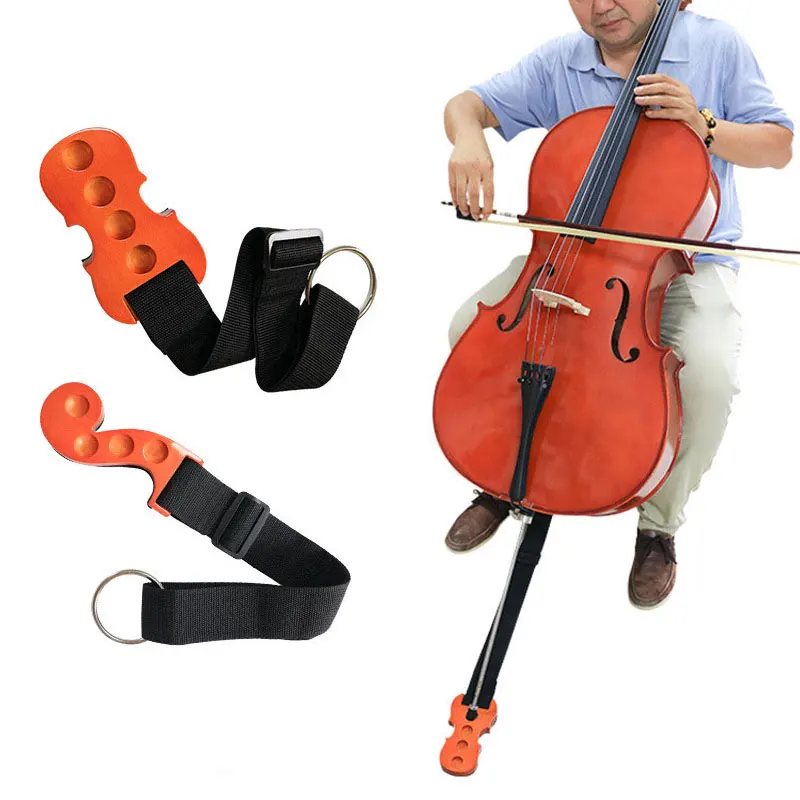 Cello Anti Slip Pad Strap Soft Shoulder Support Endpin Stopper with Anti Slip Pad Cello Accessory Stringed Instruments