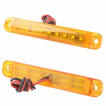

9-LED Lights Lights Truck Bus 40PCS 24V 9LED 40Pcs Sealed Indicator Side