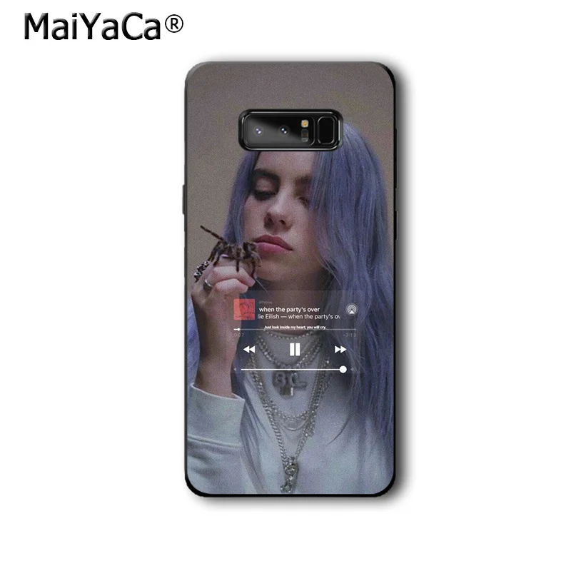 MaiYaCa Billie Eilish Горячая музыка певица звезда чехол для телефона для samsung обратите внимание на возраст 3, 4, 5, 7, 8, 9, 10 pro A7 A10 A40 A50 A70 J7