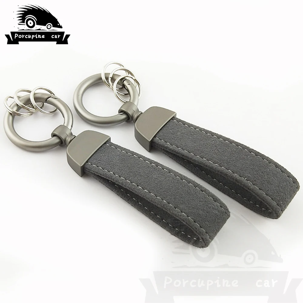 Автомобильный брелок с мехом для ключей Mercedes Benz BMW VW Toyota Mazda Audi Kia peugeot Honda hyundai