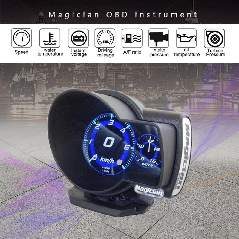 Профессиональный волшебный OBD2 F835 дисплей на лобовом стекле Автомобильный