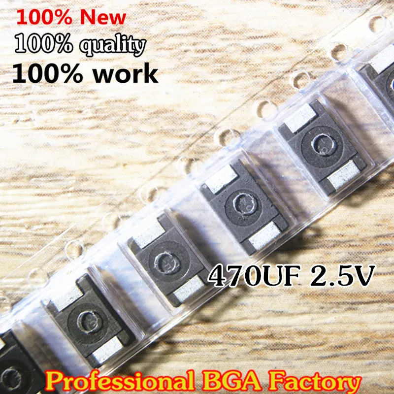 50 шт. 100% Новинка 2R5TPE470M9 470 мкФ 2 5 V SMD танталовые конденсаторы полимерный POSCAP Тип D