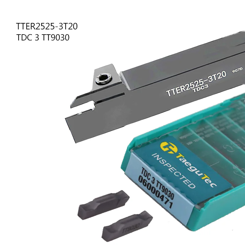 4 шт. режущие пластины из карбида TDC3 TT9030 200 шт.|Токарный инструмент| |