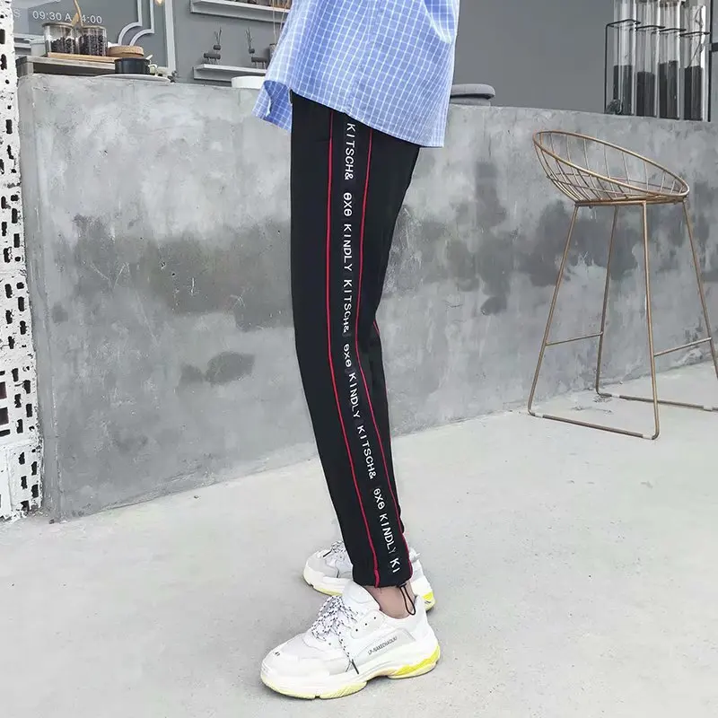 

2018 Summer MEN'S Casual Pants New Style Thin Sports Quick-Drying Pants Korean-style Popular Brand Men'S Wear Slim Fit Long Suit
