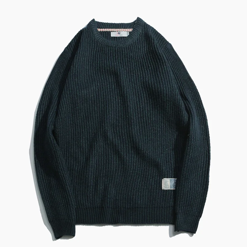 Бирюзовый New Autumn Fashion Brand Casual Sweater O-Neck Slim Fit Knitting Mens Sweaters And Pullovers Men Pullover Men 4xl - Цвет: Бирюзовый