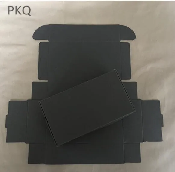 

130x95x30mm black kraft paper cardboard box soap paper box brown paper gift packaging box