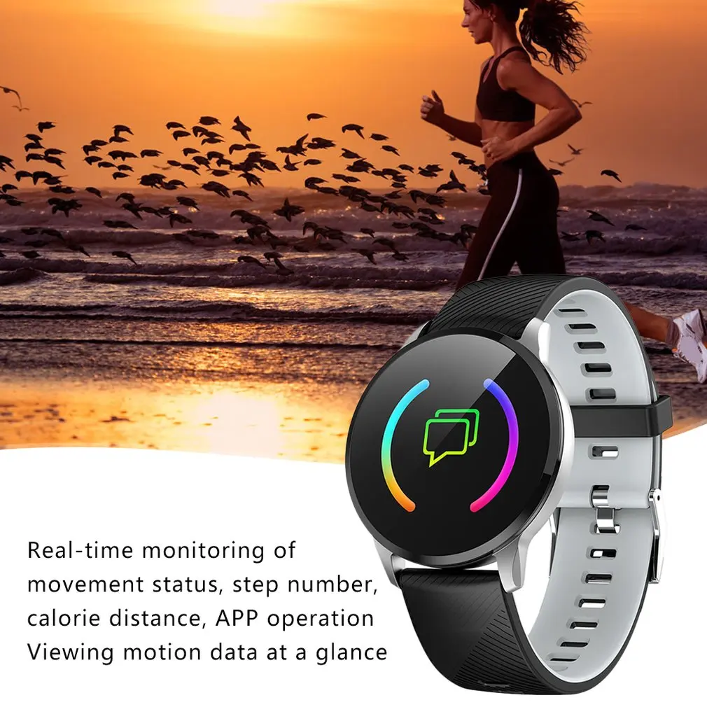 Y16 Uwatch2 Смарт часы для Android IOS 1,33 'полный сенсорный экран IP67 водонепроницаемый фитнес-трекер браслет для женщин полностью металлический Unibod