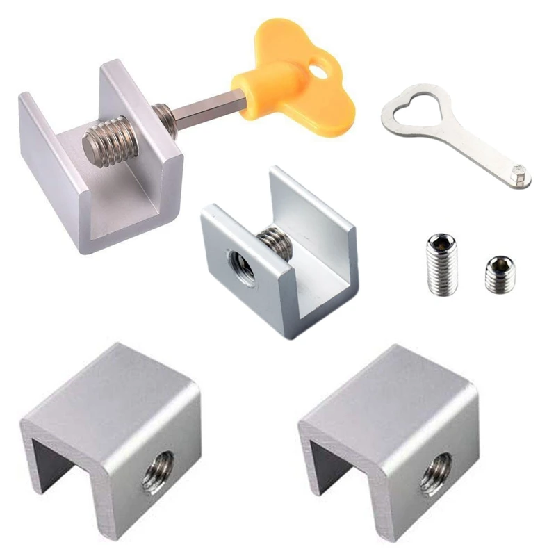 

Hot Sliding Window Locks Stop Aluminum Alloy Door Frame Security Lock with Keys