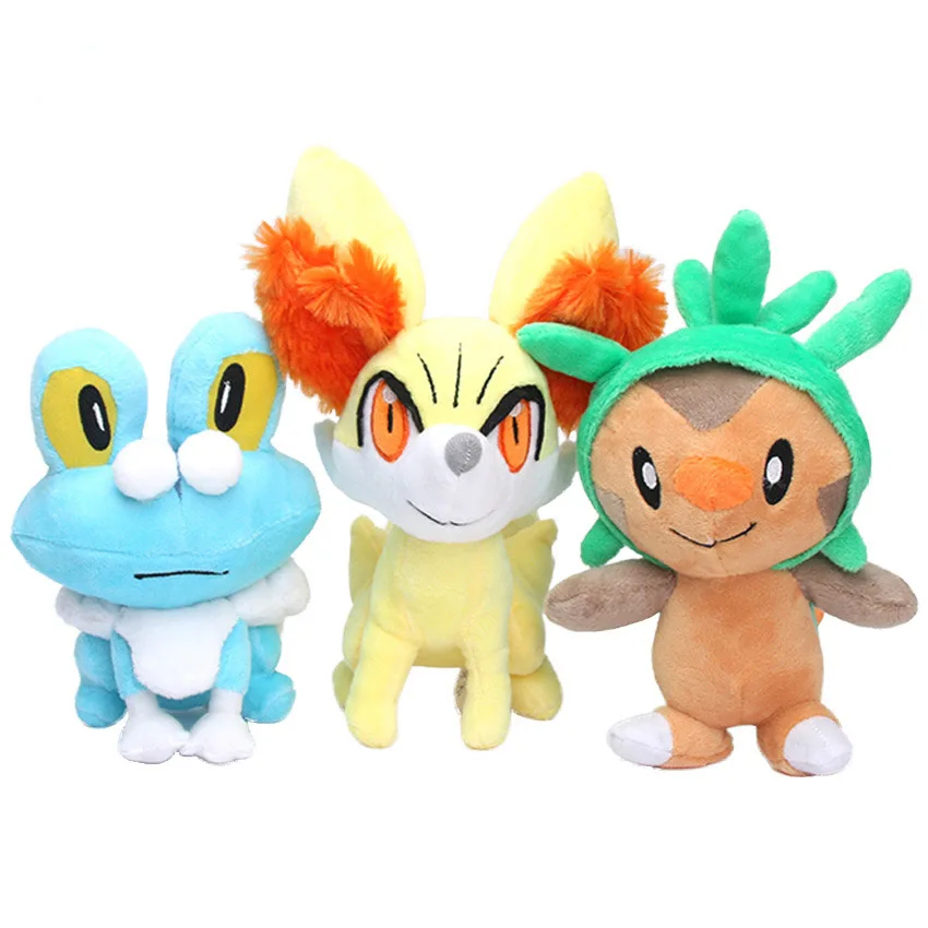 Кукла из плюша Chespin Fennekin Froakie аниме Peluche игрушка мягкая кукла для детей Отличный