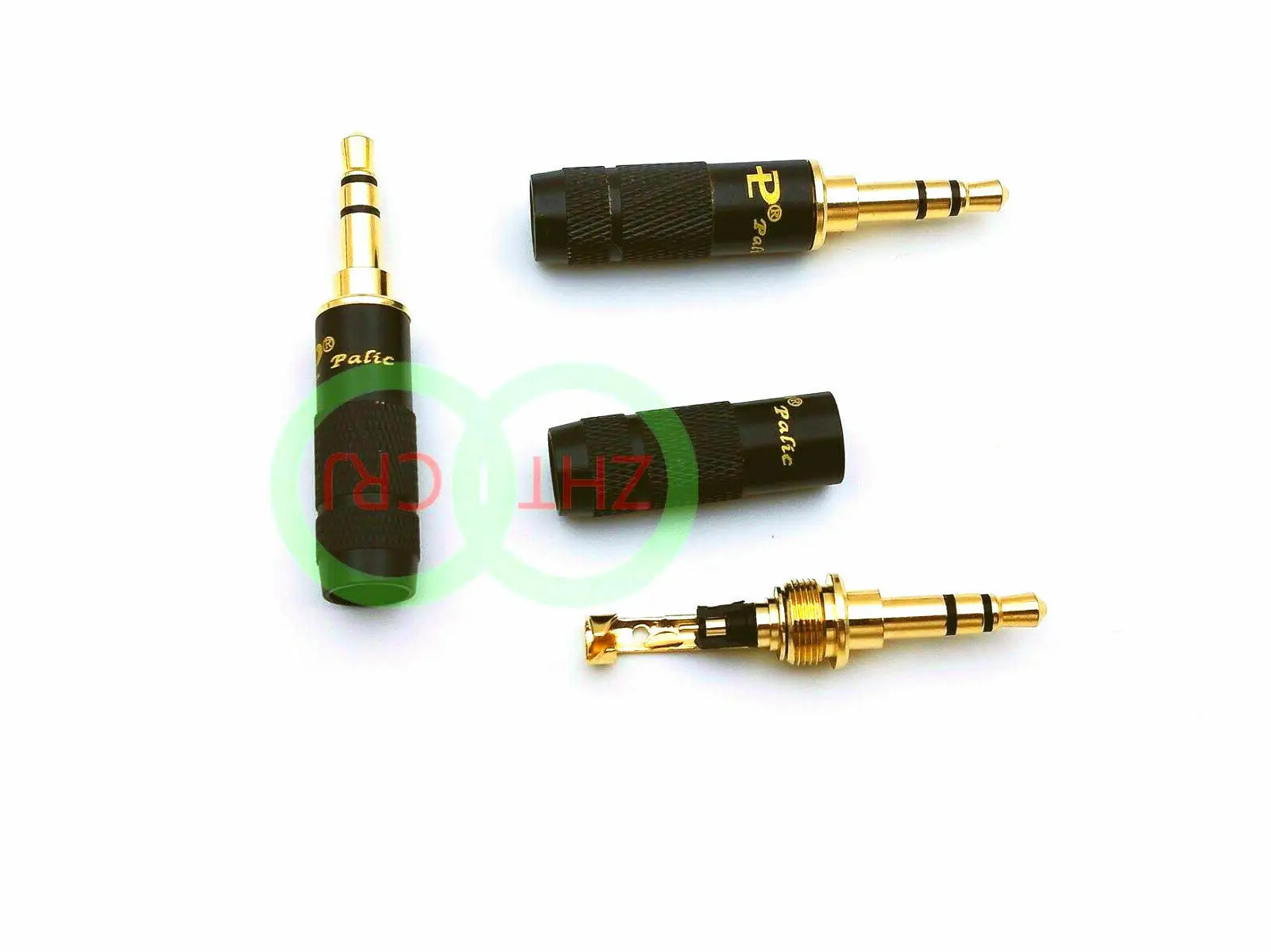 100pcs brass Stereo 3 5mm 3 Pole Repair Headphone Jack Plug Cable Audio New