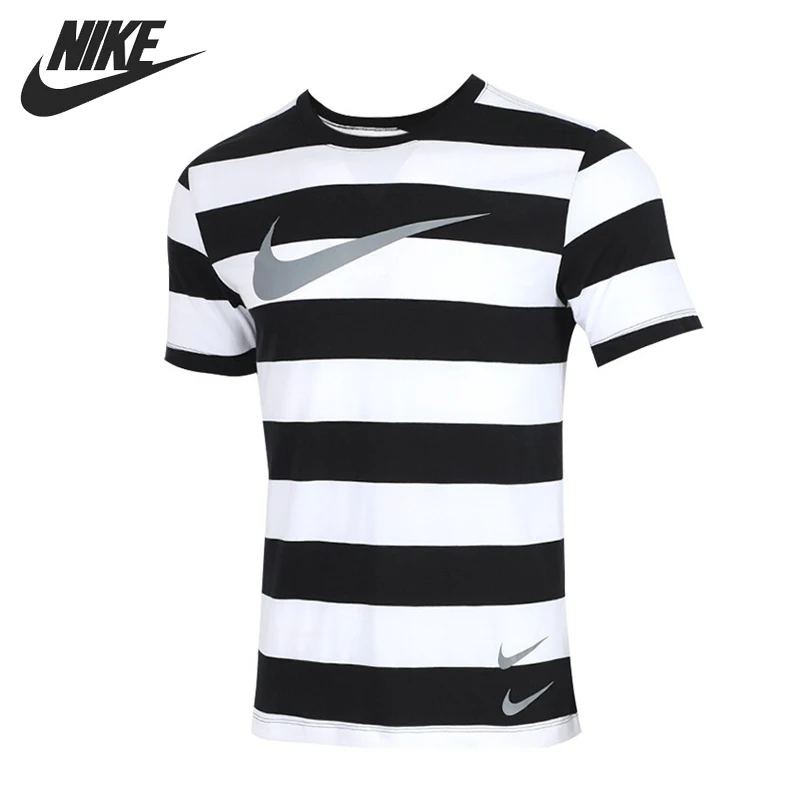 Оригинальный Новое поступление NIKE AS M NSW SWOOSH полосатая футболка мужские футболки