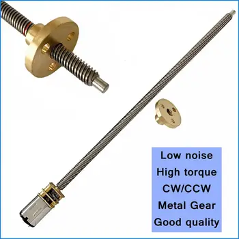 

GA12-N20 Micro DC gear motor 150mm Threaded shaft DIY model robot pushrod small motor
