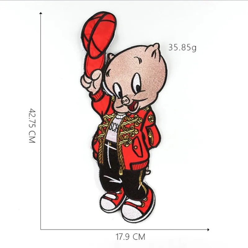 

Cloth Paste Without Cloth Edge Paste Cloth Embroidery Clothing Accessories Animal Pig Extra Patch Paste