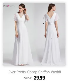 Ever Pretty, свадебное богемное кружевное платье с коротким рукавом, скромные свадебные платья, EP08775 vestidos de noiva robe de mariage