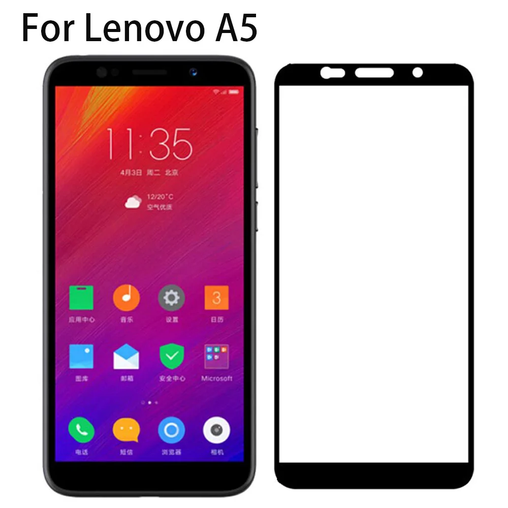 Lenovo A5 3D Tempered Glass For Full Cover 9H Protective film Screen Protector L18011 | Мобильные телефоны и аксессуары
