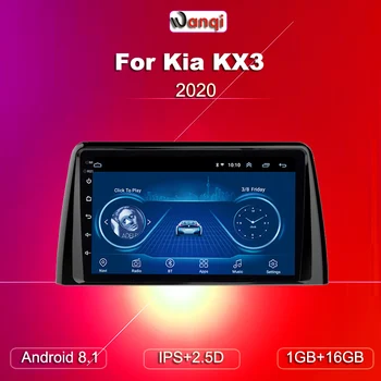 

wanqi Android 8.1 head unit in Dash Car Radio Multimedia Video Player Navigation GPS For Kia kx3 2020