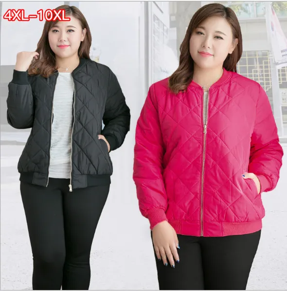 10XL размера плюс, женские парки, зимнее пальто, утолщенная теплая хлопковая куртка, парки для женщин, с круглым вырезом, на молнии, тонкая верхняя одежда, пальто fw706
