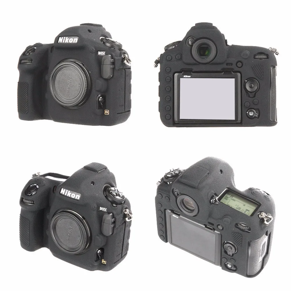 Силиконовая кожа брони чехол DSLR камера корпус протектор видео сумка для Canon EOS R EOS RP Nikon D810 D7500 D500 D850 D800 Z7 Z6