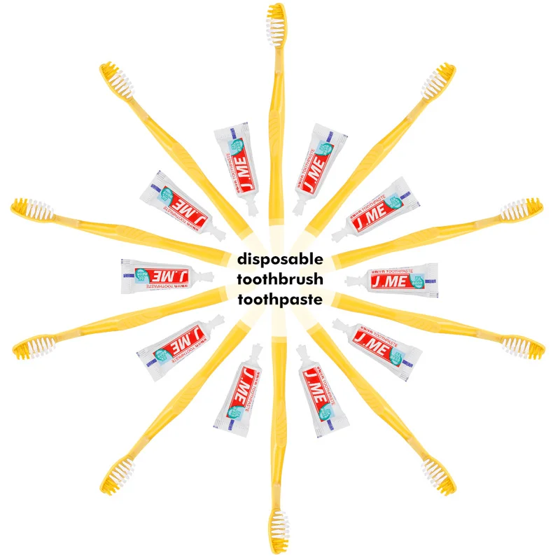 

1/2/5 pcs New Clean Disposable toothbrush toothpaste wash gargle suit for travel camping hotel toothbrushes set TSLM1
