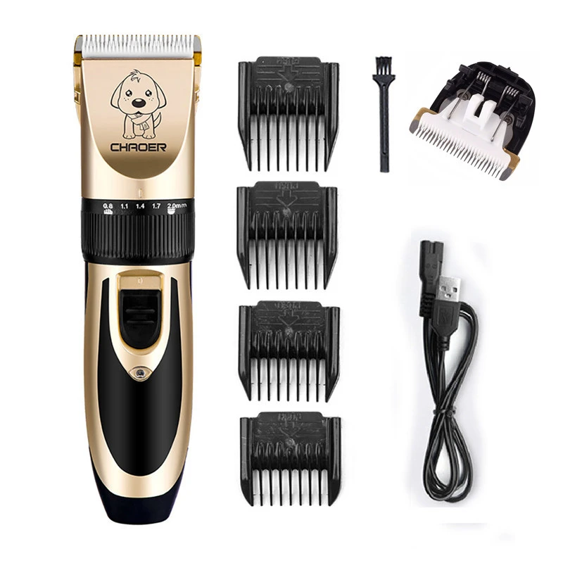 

Dropship Rechargeable Low-noise Cat Dog Hair Trimmer Electrical Pet Hair Clipper Remover Cutter Grooming Pets Haircut Machine