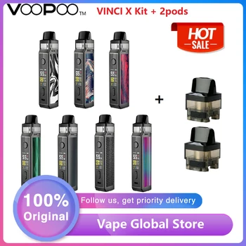 

VOOPOO VINCI X 70W Pod Kit & 0.96-inch Screen & Dual-coil System Vape Kit Powered by Single 18650 Battery Vapor VS Vinci Mod Kit
