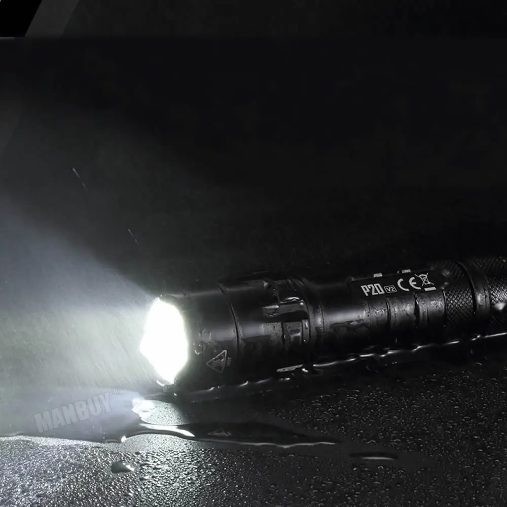 Nitecore P20v2 + 18650 аккумуляторная батарея NTH20 1100 люмен тактический светодиодный