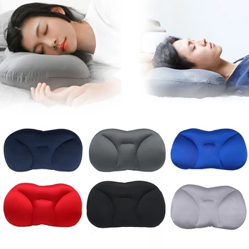 

3D Neck Pillow Ergonomic Design Creative Deep Sleep Addiction Washable Polyester Pillowcase Cover Travel Pillows Neck Pillow