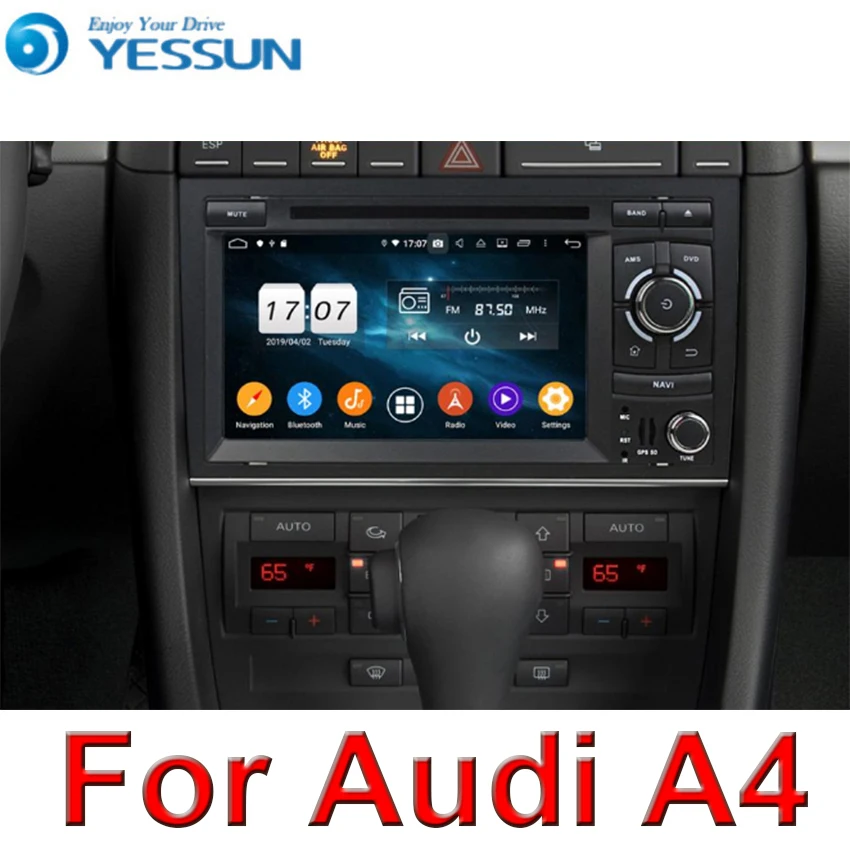 DSP 4G 64G Android 9,0 автомобильный dvd-плеер для AUDI A4 2002-2007 2008 gps стерео Мультимедиа Навигация радио приемник магнитофон