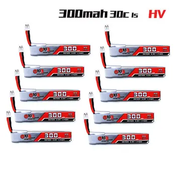 

10PCS GAONENG GNB 1S 300mAh 3.8V 30C/60C LiHV Lipo battery PH2.0 Plug for UK65 US65 Happymodel Mobula7Snapper BetaFPV 65S Drone