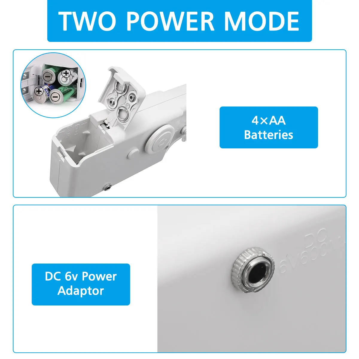 Portable Household Mini Hand Sewing Machine Quick Stitch Sew Needlework Cordless Clothes Fabrics Electronic Sewing Machine