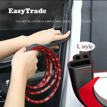 

For Toyota Camry 2007 2008 2012 2014 2018 2019 2020 Rubber Car Door Seal Strip Car Sealer Trunk Edge Seals Strip Soundproofing