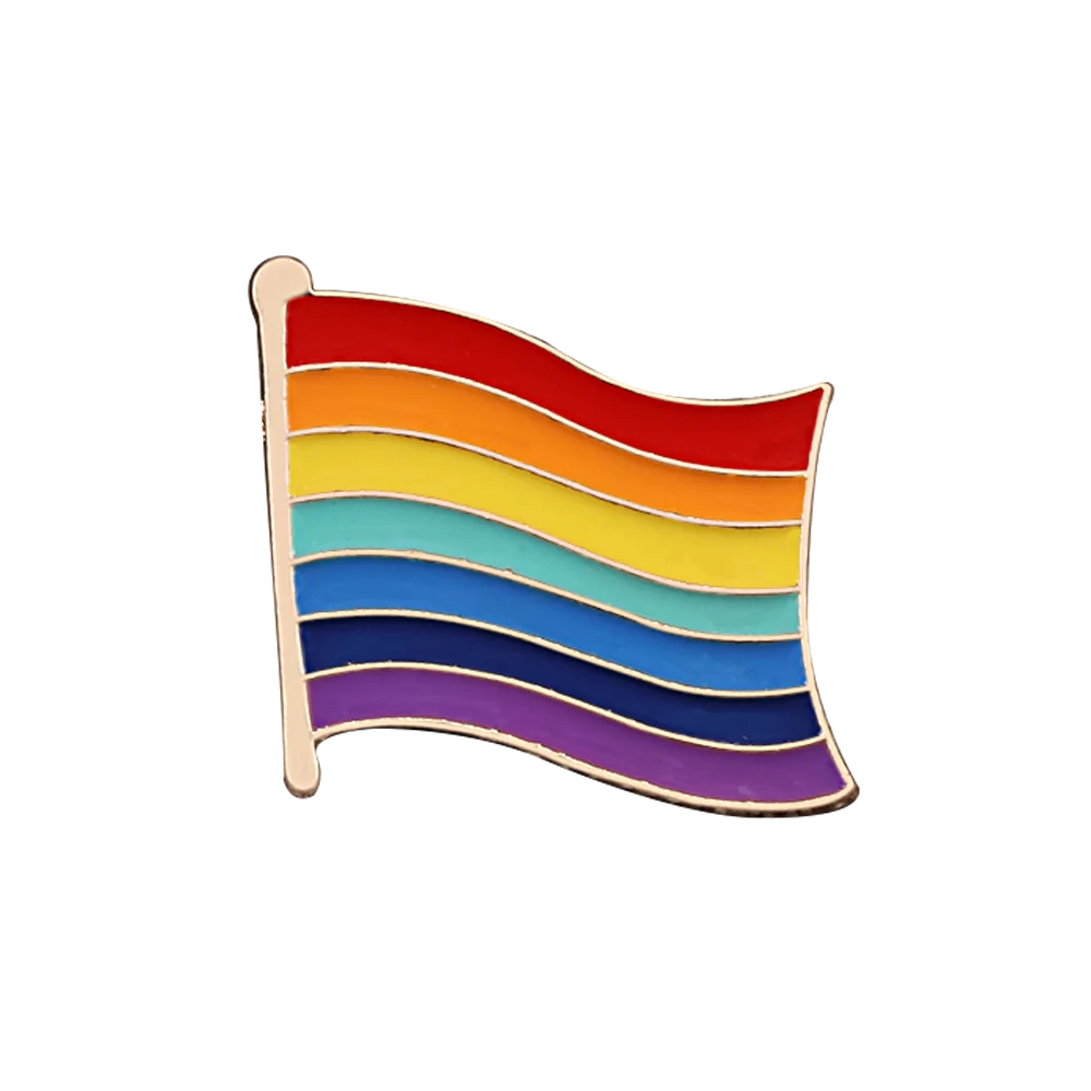 Высокое качество Pride флаги Радуга брошь Intersex эмалированные булавки милое сердце гей броши значок джинсовые куртки ювелирные изделия для детей женщин