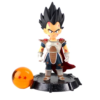 

17cm Dragon Ball Z Super Saiyan Vegeta Action Figure Dimension of Dragonball Child Statue PVC Model Collection Toy