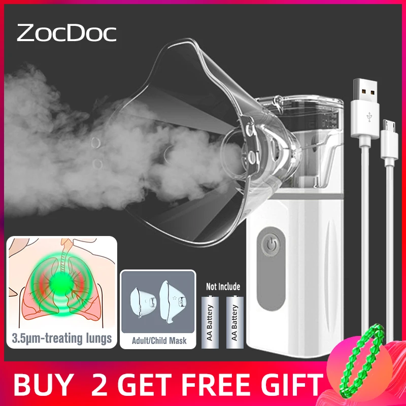 Nebulizer portable health care steam inhalation machine medical devices baby care health asthma inhaler ultrasonic nebulizer|Steaming Devices| - AliExpress