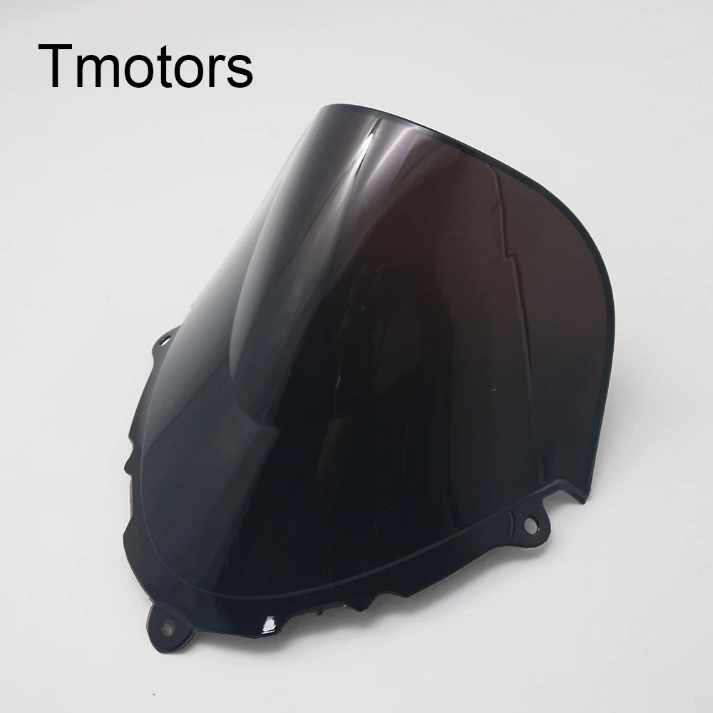 Motorcycle Windshield Fits for 1998 1999 2000 2001 2002 2003 2004 2005 2006 2007 2008 Suzuki Katana 600 750 GSX600F GSX750F Black Double Bubble Replacement Front Windscreens